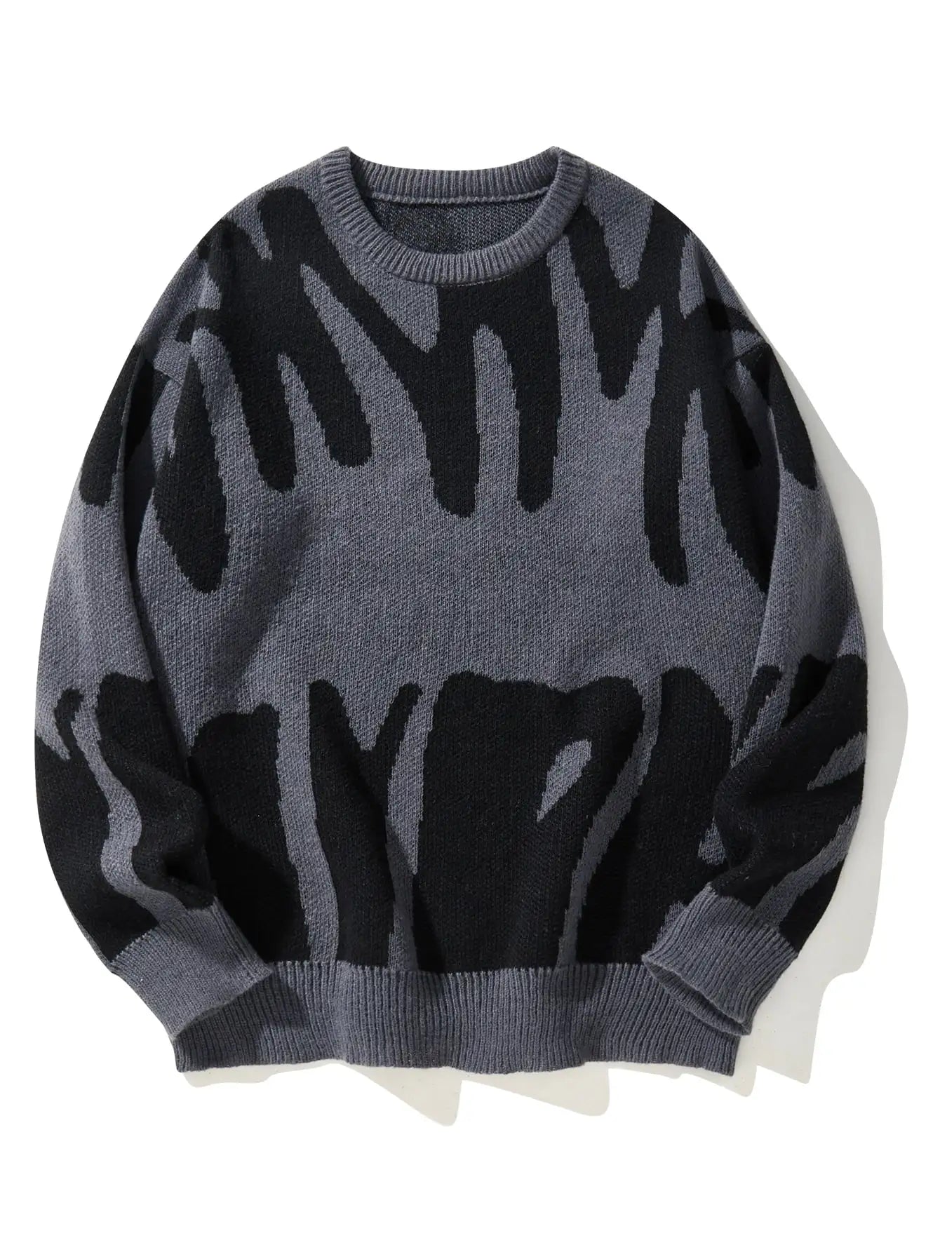 Pull décontracté col rond