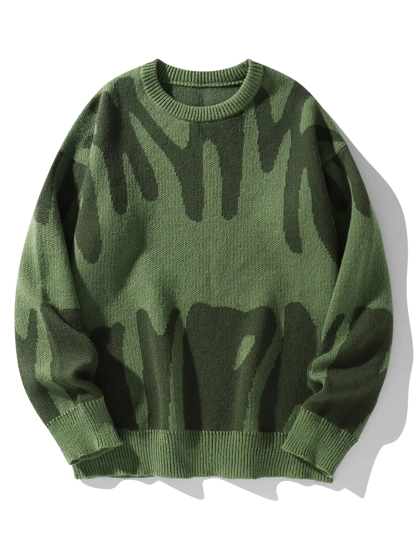 Pull décontracté col rond